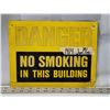 Image 1 : Danger - No smoking, sign - 8.5"x11"