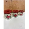 Image 3 : 4 Piece kitchen canister set