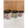 Image 3 : 4 Piece kitchen canister set
