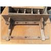 Image 3 : Antique wooden Primitive key/hat rack and wooden tool box