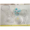 Image 2 : Assorted glassware's - vases, bowls, etc.