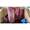 Image 5 : Box of Ladies leather dress boots - most sz 7