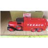 Image 2 : 1930 Texaco Fuel Tanker metal diecast bank with lock and key in original box