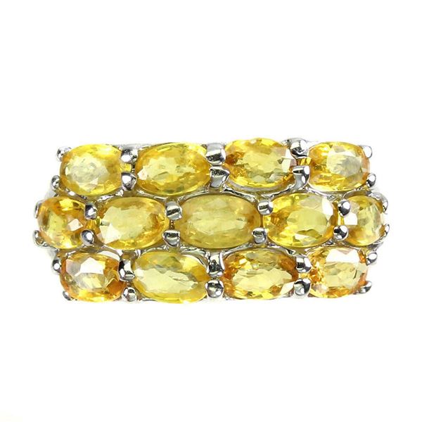 Natural Stunning Yellow Sapphire Ring