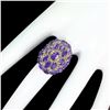 Image 3 : Natural Amethyst & Sapphire Ring