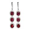 Image 1 : Natural Red Ruby Earrings