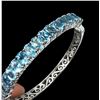 Image 2 : Natural Sky BlueTopaz Bracelet