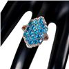 Image 2 : Natural Paraiba Blue Apatite Ring