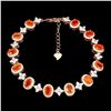Image 1 : Natural Ethopian Orange Opal Bracelet