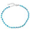 Image 1 : Natural Brazil Paraiba Blue Pear Apatite Bracelet