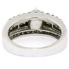 Image 7 : 14K White Gold 1.39 ctw Prong Round & Channel Princess Diamond Engagement Ring