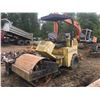 Image 1 : 1995 STONE RHINO 48" VIBRATING ROLLER COMPACTOR, YELLOW, VIN 3953371