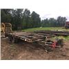 Image 1 : 2004 TRAILER APPROX 20FT UBUILT FLATDECK TRAILER, BLACK, VIN 2BG4031514U416631