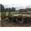 Image 2 : 2004 TRAILER APPROX 20FT UBUILT FLATDECK TRAILER, BLACK, VIN 2BG4031514U416631