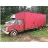 Image 1 : *TOW* CHEVY VAN 30 CARGO VAN (RED) -  (GOOD DRY STORAGE OR PARTS ONLY)