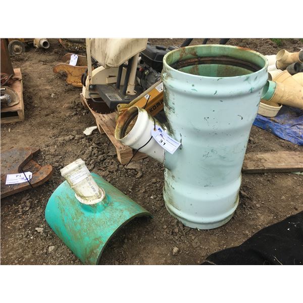 2 IRRIGATION PVC PIPE ATTACHMENTS