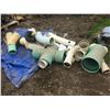 Image 1 : GROUP OF ASSORTED PVC IRRIGATION PIPE JOINT ATTACHMENTS
