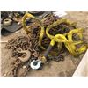 Image 1 : GROUP OF ASSORTED TOW CHAINS & ROPE