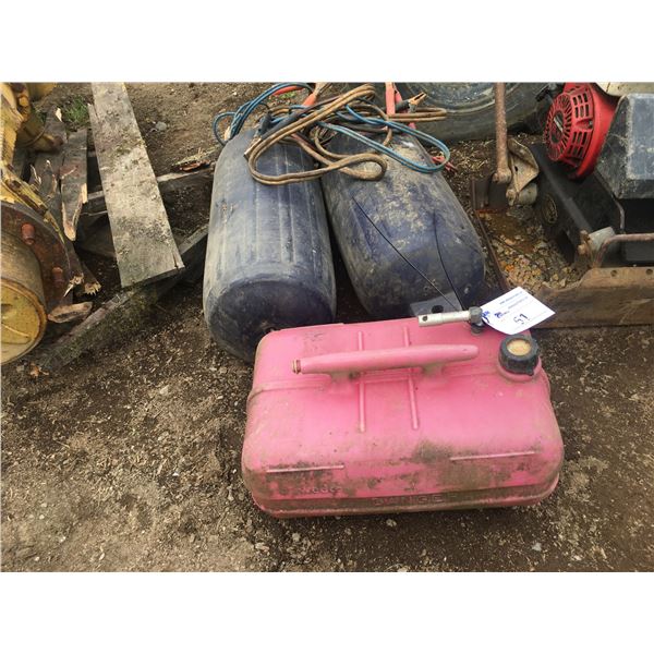 MARINE MISCELLANEOUS - BUMPERS, FUEL TANK & JUMPER CABLES