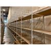 Image 2 : 34 BAYS OF 10' X 2' PRODUCT STORAGE SHELVING AND REMAINING CONTENTS INCLUDING UPRIGHTS, CROSSBEAMS