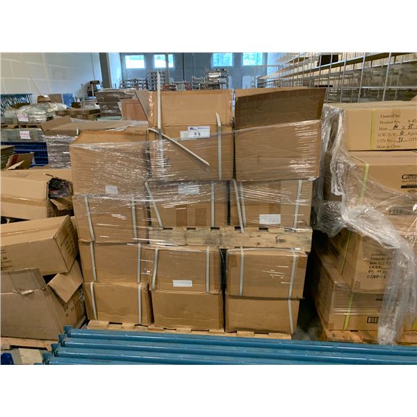 PALLET OF ASSORTED RED TAGS AND WHITE PRODUCT TAGS