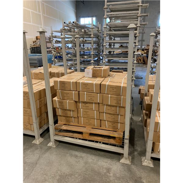 PALLET OF APPROX 46 BOXES T50 1/2  ( 12MM ) STAPLES