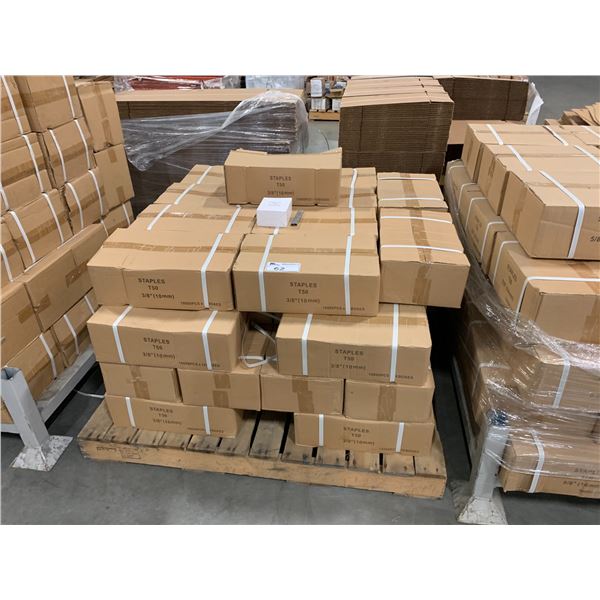 PALLET OF T50 3/8" ( 10MM ) STAPLES