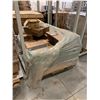 Image 1 : PALLET OF ASSORTED FLATTENED PACKING BOXES AND STACKABLE 4' X 4' PRODUCT STORAGE CRATE