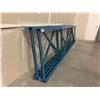 Image 2 : 3 BAYS OF INDUSTRIAL PALLET RACKING INCLUDING 4 - 16' X 4' UPRIGHTS, AND 14 - 12' X 4.5" CROSS