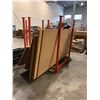 Image 2 : STACKABLE 4' X 4' PRODUCT STORAGE CRATE WITH CONTENTS OF ASSORTED SIZE PLYWOOD, WHITEBOARD AND