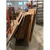 Image 3 : STACKABLE 4' X 4' PRODUCT STORAGE CRATE WITH CONTENTS OF ASSORTED SIZE PLYWOOD, WHITEBOARD AND