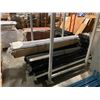 Image 2 : STACKABLE 4' X 4' PRODUCT STORAGE CRATE WITH CONTENTS OF ASSORTED SHELVING CROSS BEAMS AND LED