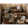 Image 3 : WOOD 38" X 40" STORAGE CRATE WITH CONTENTS POLYAMIDE CURING AGENT AND MORE