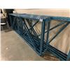 Image 2 : 5 BAYS OF INDUSTRIAL PALLET RACKING INCLUDING 2 - 14' X 42" UPRIGHTS, 4 - 12' X 42" UPRIGHTS AND 18