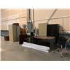Image 1 : LARGE LOT OF ASSORTED OFFICE FURNITURE INCLUDING 2 DESKS, 2 CREDENZAS, 4 METAL 2 DOOR STORAGE