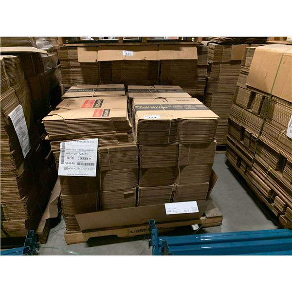 PALLET OF ASSORTED FLATTENED PACKING BOXES