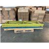 Image 1 : BAY OF OF INDUSTRIAL SHELVING INCLUDING 2 - 8.5' X 2' UPRIGHTS, 6 - 8' CROSS BEAMS AND WOOD SHELF