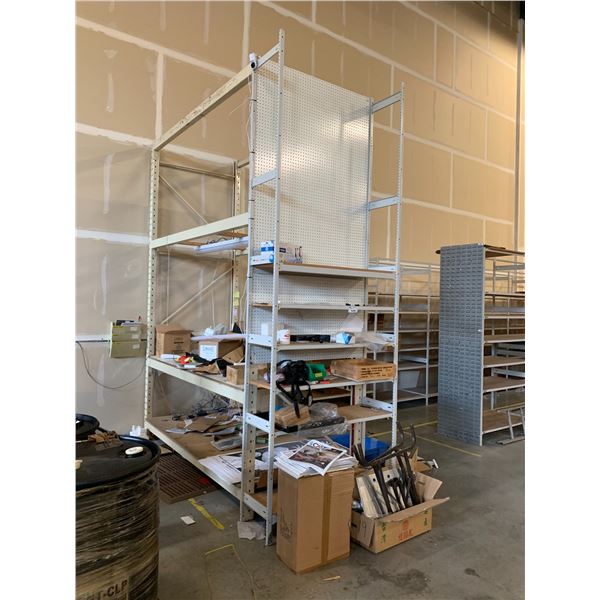 BAY OF INDUSTRIAL PALLET RACKING INCLUDING 2 12 X 4 UPRIGHTS 8 8 bay-of-industrial-pallet-racking-including-2-12-x-4-uprights-8-8