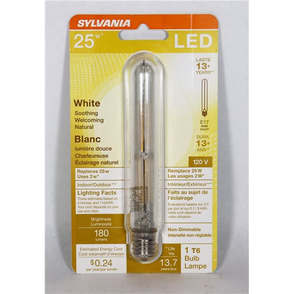 NEW SYLVANIA LED E17 BASE LIGHTBULB