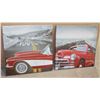 Image 1 : TWO CAR THEMED CANVAS WALL ART (20" X 20" EA)