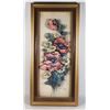 Image 1 : VINTAGE 1966 3D FLOWER THEME WALL ART