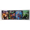 Image 1 : LOT OF 4 ASSORTED SUPERHERO FILMS DVD