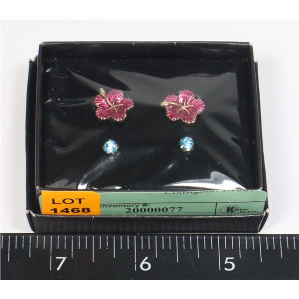 TWO SETS OF FASHION EARRINGS