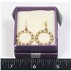 Image 1 : GOLD TONE FASHION EARRING SET