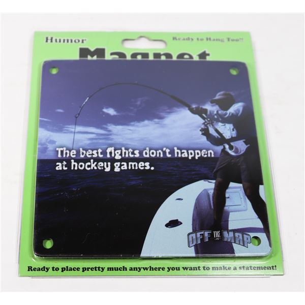 THE BEST FIGHTS METAL MAGNET (4.5" X 4.5")