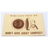 Image 1 : VINTAGE WHO SAYS WE DON'T GIVE OUT SAMPLES
