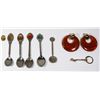 Image 1 : SMALL SPOON COLLECTION SOLD WITH EARRINGS