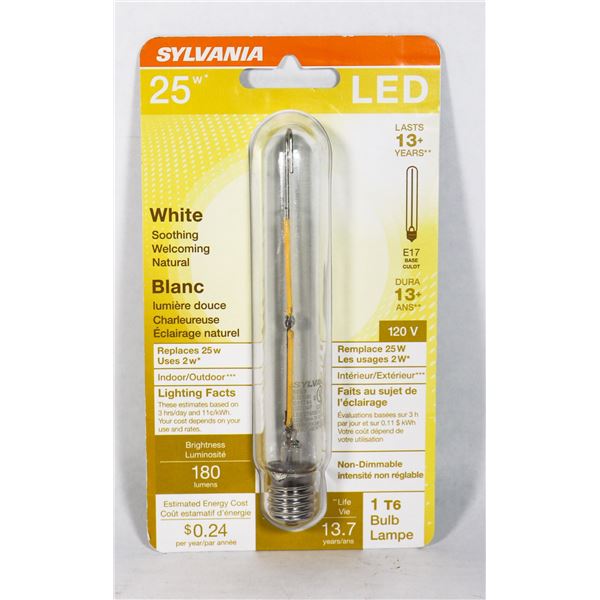 NEW SYLVANIA LED E17 BASE LIGHTBULB