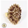 Image 1 : ADJUSTABLE RHINESTONE RING