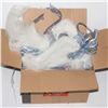 BOX OF BOW/ LACE HANGING DECORATIONS